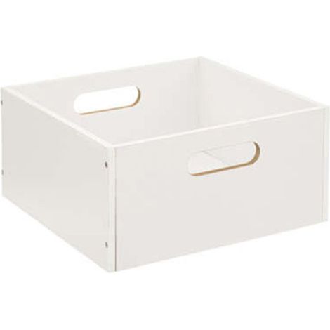 Boîte de Rangement en Bois "Mix n'Modul" 15x31cm Blanc (1/2)