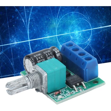 PWM-Drehzahlregler für Gleichstrommotoren, Drehzahlreglerschalter 4,5 V–35 V, 5-A-Schaltfunktion, LED-Dimmer. (1/5)