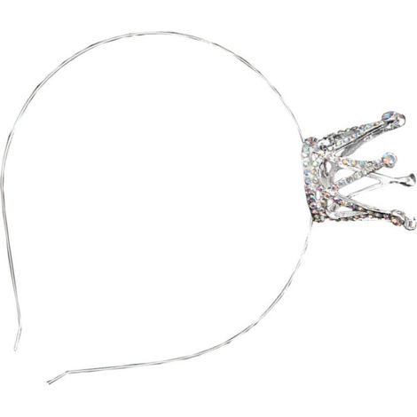 Eleganter Strass Kopfschmuck mit Kronenmotiv aus Legierung in Silber für Frauen und Mädchen für Hochzeiten und Besondere Anlässe (1/5)