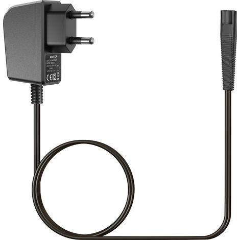 Chargeur 12V Compatible rasoir tondeuse Braun Séries 1/3/5/6/7/8/9 Silk épil séries 5/7/9 - Chargeur secteur Noir 1,5m Phonillico®