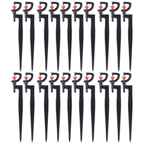 Arroseur d'arrosage, 20 pièces, Micro - arroseur Rotatif à 360 degrés de Type G (1/5)