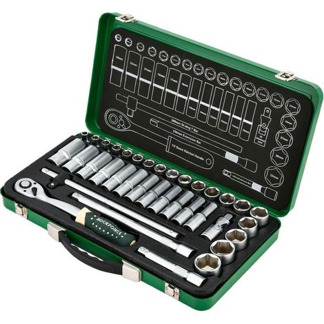 Rockforce 36-teiliger Schraubenschlüsselsatz 1/2" 8-32 mm