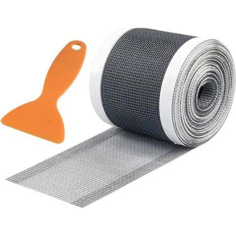 Filtre Pour Évacuation De Sol, Coupeable, 10m x 10cm, Grille Antidérapante, Pour Baignoire, Douche, Lavabo Avec Racloir (1/4)