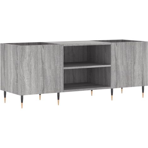 Maison Exclusive - Mobile Porta DiscGrigio Sonoma 121x38x48cm Legno Multistrato