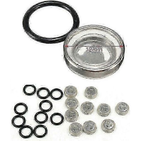 Joint de réservoir de maître-cylindre de frein unique de 18 mm avec voyant de niveau pour moto tout-terrain, compatible avec les modèles 14 mm, 12 mm et 10 mm (10 pièces de 12 mm). (1/5)
