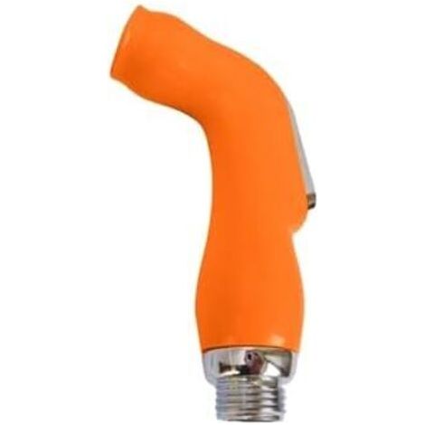 1 robinet de bidet à main avec pommeau douche et buse pulvérisation ABS, filetage G1/2'(Orange) Orange - (1/5)