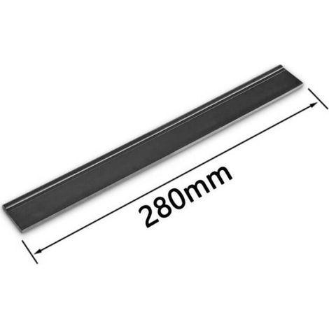 Lame De Raclette - Caoutchouc - Pour Nettoyeur Vitres Karcher WV1 WV2 WV5 - Noir - Lot De 2 (1/4)