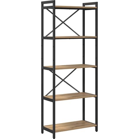 Étagère Chêne artisanal 60 x 30 x 155 cm Bois d'ingénierie (1/5)