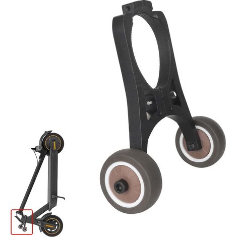 Compatible avec le support de roue stabilisatrice de la trottinette MaxG30, support pliable et inversé, mécanisme d'assistance à pousser et à tirer (1/5)