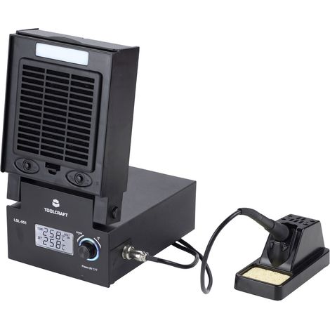 TOOLCRAFT LSL-951 Lötstation mit LED-Beleuchtung und Lötrauchabsaugung digital 80 W 160 - 480 °C (1/5)