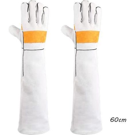 Gants en cuir pour animaux de compagnie Jwl, anti-morsures et anti-agrippement, en cuir de vachette protecteur, pour chats et chiens, pour le jardinage et le travail, ainsi que pour le dressage et la (1/5)