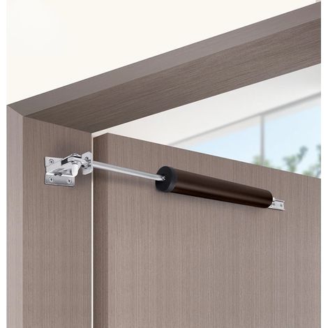 Fermeture automatique de porte en douceur, 90 degrés dans le réglage du tampon d'arrêt de positionnement, quincaillerie de meuble(argent)