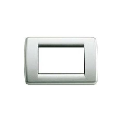 Placca Rondò 3M argento metall. Vimar Idea 16753.21