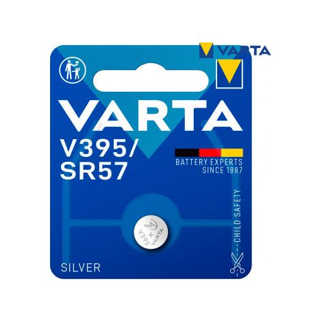 Micro pila de botón Varta silver sr57 - v395 1.55v blíster 1 unid ø9.5x2.73mm