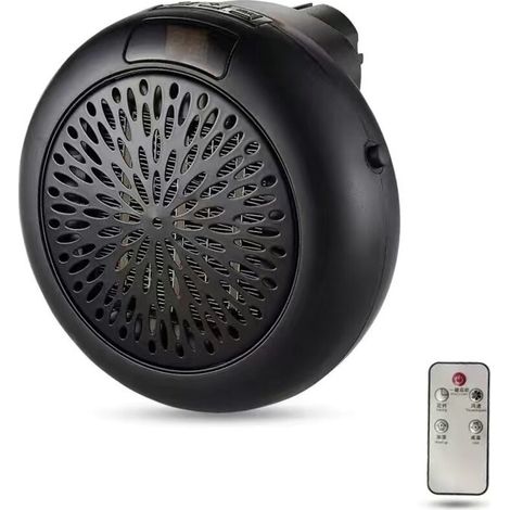 Mini radiateur portable, vente chaude, pour la maison, le bureau, petit radiateur électrique rond à double usage fixé au mur (1/4)