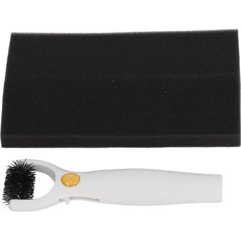 Pinceau à embosser sans odeur, manche ergonomique en acier inoxydable et plastique, pour scrapbooking et papercraft (1/5)