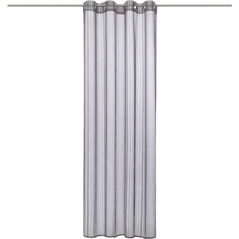 Rideau Voilage "Lisa" 140x240cm Gris (1/5)