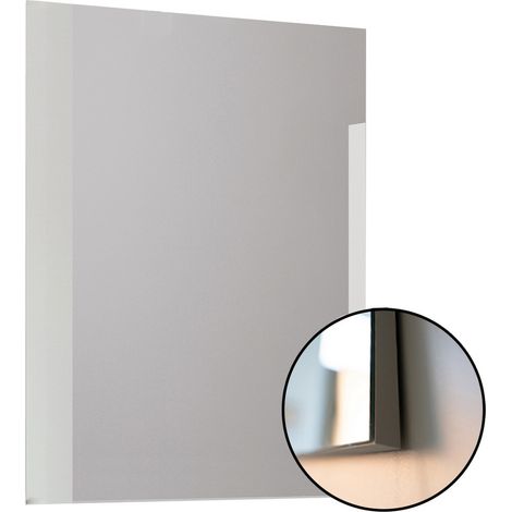 1PZ SPECCHIO A FILO CON SUPPORTO IN LEGNO 52XH68 CM (1/2)
