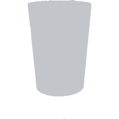 Cache-pot pour orchidée en plastique D13cm H13cm Blanc neige - couleur: Blanc neige