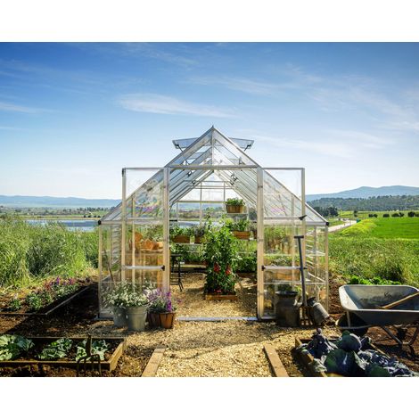 Canopia Balance Ibrida Serra Da Giardino in Policarbonato 484X304X257 cm Argento