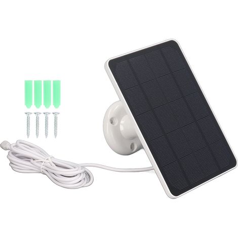 Panneau solaire 4W chargeur batterie micro USB pour appareils photo recharge solaire (1/5)