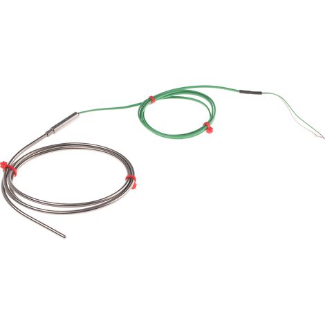 Thermocouple type K Ø 3mm, L 1m, +1100°C max à Câble ( Prix pour 1 ) (1/2)