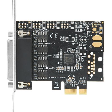 Carte d'extension PCI E vers AX99100 4 ports, accessoire informatique, 115 200 bps, modes SPP/octet/ECP (1/5)