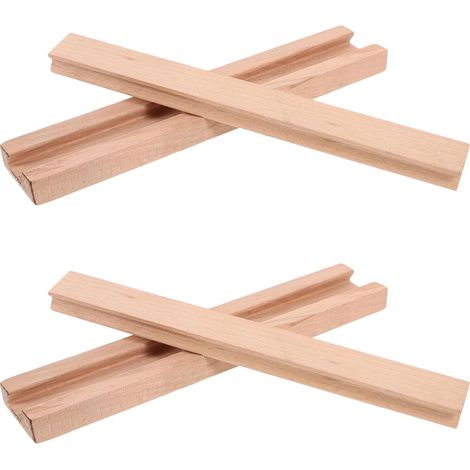 Lot de 2 glissières tiroir en bois, montage inférieur, fonctionnement (1/5)