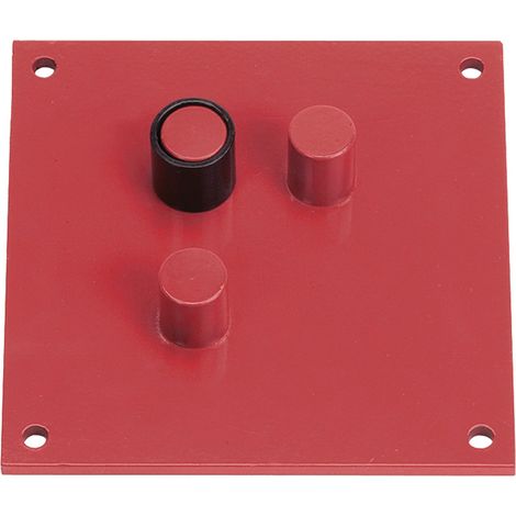 1PZ PIASTRA PIEGAFERRO cm 18 x 18 ø mm 16
