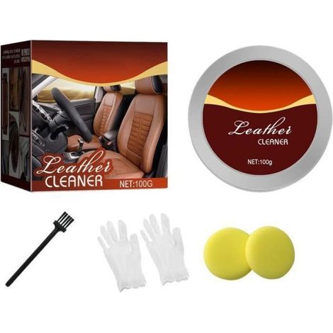 Crème Restauratrice Cuir - Formule Sans Huile - Pour Sièges Auto Canapés et Meubles en Cuir - 250 ml (1/5)