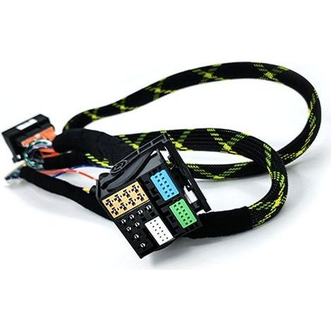 Faisceau de câblage modifié pour amplificateur numérique DSP25 Golf, mise à niveau de l'écran d'origine du véhicule, câblage modifié pour système audio de voiture. (1/3)