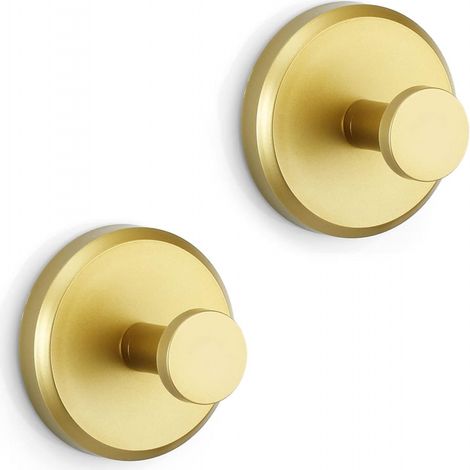 BEBUSINGOTO Ganchos con ventosa para ducha, baño, cocina, puertas de vidrio, espejos y azulejos. Soporte para esponja vegetal, toallas, abrigos y batas de hasta 7 kg. (1/5)
