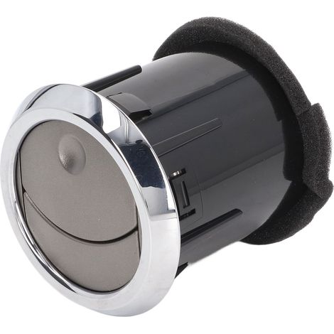 Évent de tableau de bord AC rond en plastique de remplacement pour Lincoln MKZ, insert de ventilation d'air conditionné, pièce de rechange. (1/5)