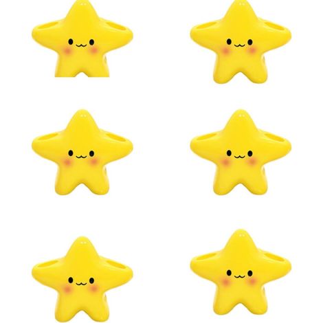 Organizador de cepillos de dientes con forma de estrella Soporte para cepillos de dientes eléctricos, pasta de dientes, maquinilla de afeitar y gel de ducha (6 piezas) (1/4)