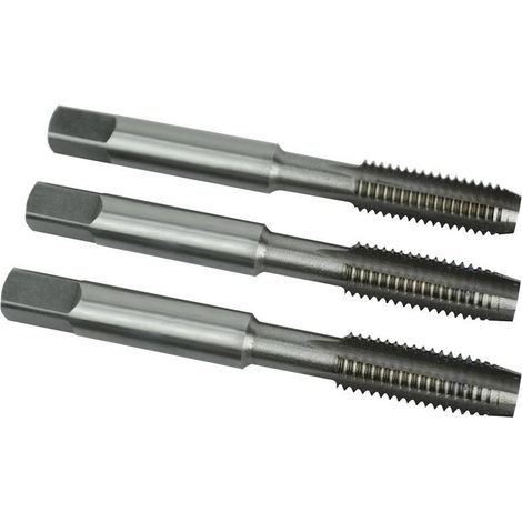 Faithfull ATS8177 HSS Straight Flute Tap Set M8 x 1.25, 3 Piece FAIHSSTM8