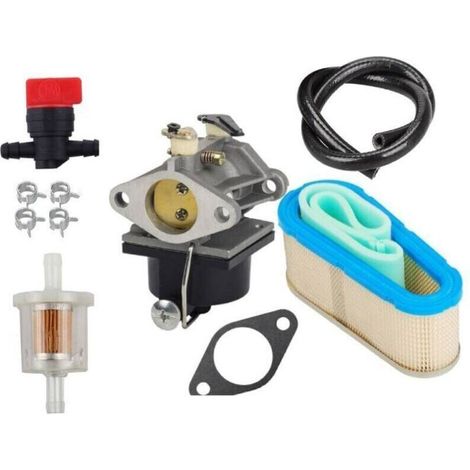 Carburateur Filtre Air Vanne Arrêt Filtre Carburant Conduites Compatible Tecumseh OHV125 130 OVH135 Remplacement 640065A