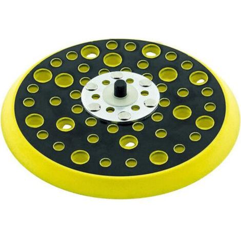 150-mm-Schleifteller, 5/16-Zoll-Gewinde, 52 Löcher, Polyurethan, für Mirka-Schleifmaschinen, optimale Leistung (1/5)