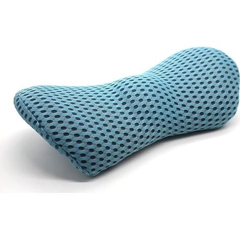 Oreiller lombaire, aide au sommeil, coussin lombaire, coussin de lit, oreiller de couchage incurvé, support de taille, support de voyage pour lit, accoudoir, canapé, siège de voiture (1/4)