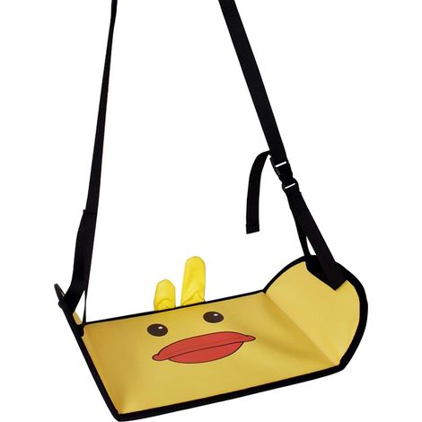 Hamac Repose-Pieds - 46 x 24.5 cm - Régulable Avec Sangles - Pour Avion Voiture Bureau - Usage Enfant Adulte - 1 Pièce