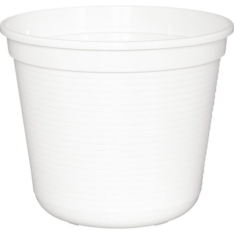 Geli Blumentopf STANDARD Weiß Ø 32 cm - Kunststoff