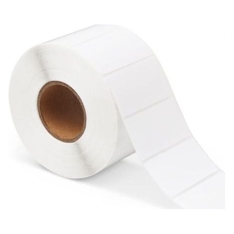 FENOPLASTICAEtiquettes Adhésives, 1 Rouleaux 1000 Étiquettes Blanches Unies Autocollantes, 6030mm Étiquettes Auto Adhésives pour Imprimer Les Adresses de Courrier Mailing, Étiquette de Prix