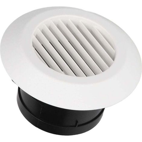 Apertura di ventilazione da 75 mm con griglia protettiva - ABS (ø75mm) -Crezuo