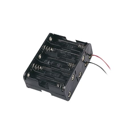 Portapile per 10 stilo (aa) (1/2)