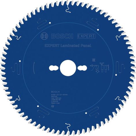 Bosch EXPERT Laminated Panel Circular Saw Blade 250 x 3.2/2.2 x 30mm T80