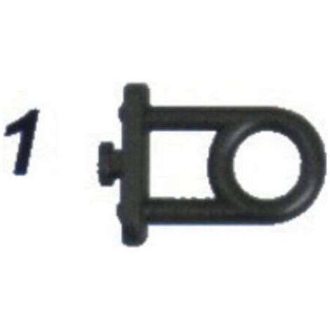 5 x SC GANCIO P/PANNELLI FORATI FIG 1 OCCHIO 5 PZ
