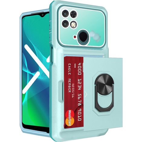 Funda con soporte premium para Xiaomi Redmi 10C, verde claro. (1/4)