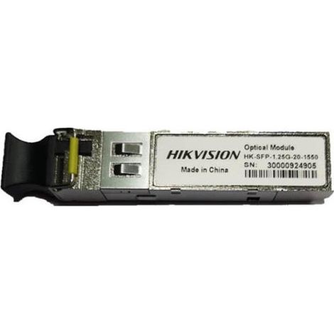 Hikvision HK-1.25G-20-1550 transceptor módulo rojo Fibra óptica 1550 Mbit/s SFP