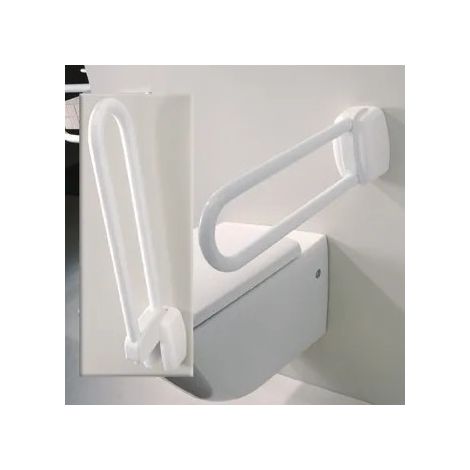 Hochklappbarer Haltegriff Epoxy weiß: 60 cm