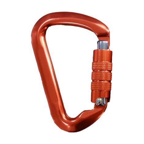 Mosquetón Trilock de aluminio con triple cierre 30 KN 80120T SAFETOP