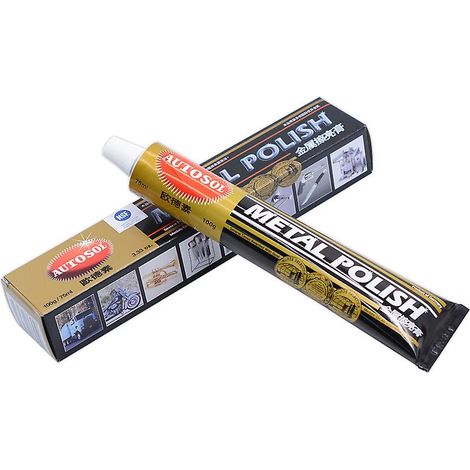 Nettoyant et lustrant pour moto et voiture, métal chrome aluminium, 100g (1/5)